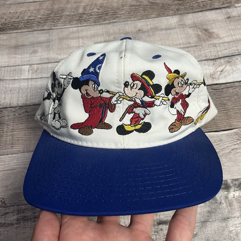 Mickey Through The Years Snapback One Size White Vintage Goofy Hat Co Mickey